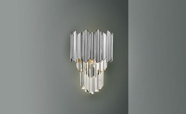 Candeeiro de Parede Tiara Cromado 605359 - Elegância e sofisticação em cada detalhe | Moveistore