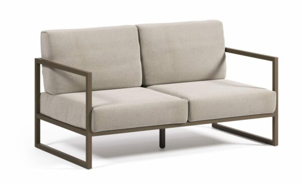 Sofá de Exterior de 2 Lugares Comova Cinza O100_20_ST79 - Sofás de Exterior | Moveistore