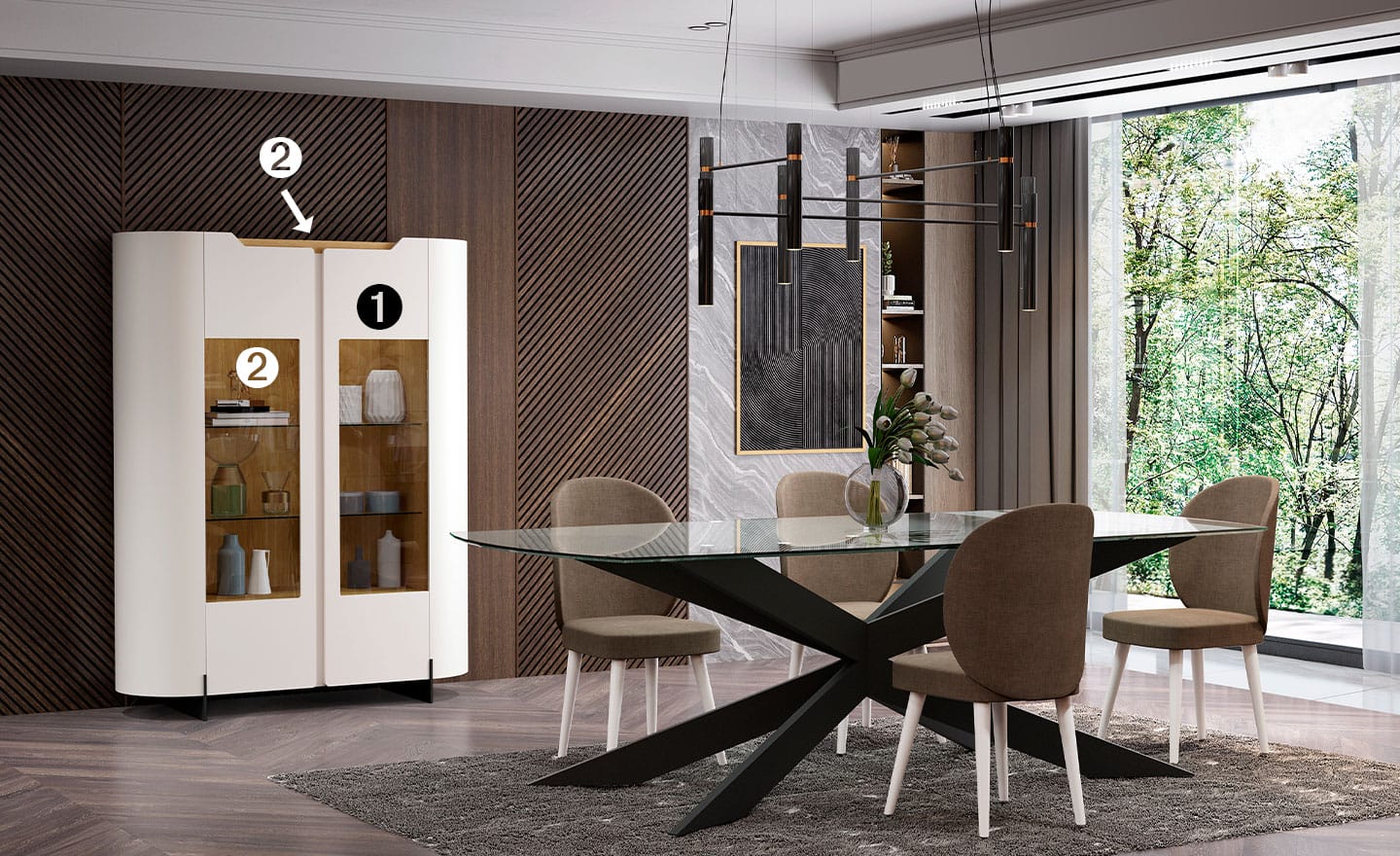 Sala de Jantar Filadelfia 2 – Design Moderno