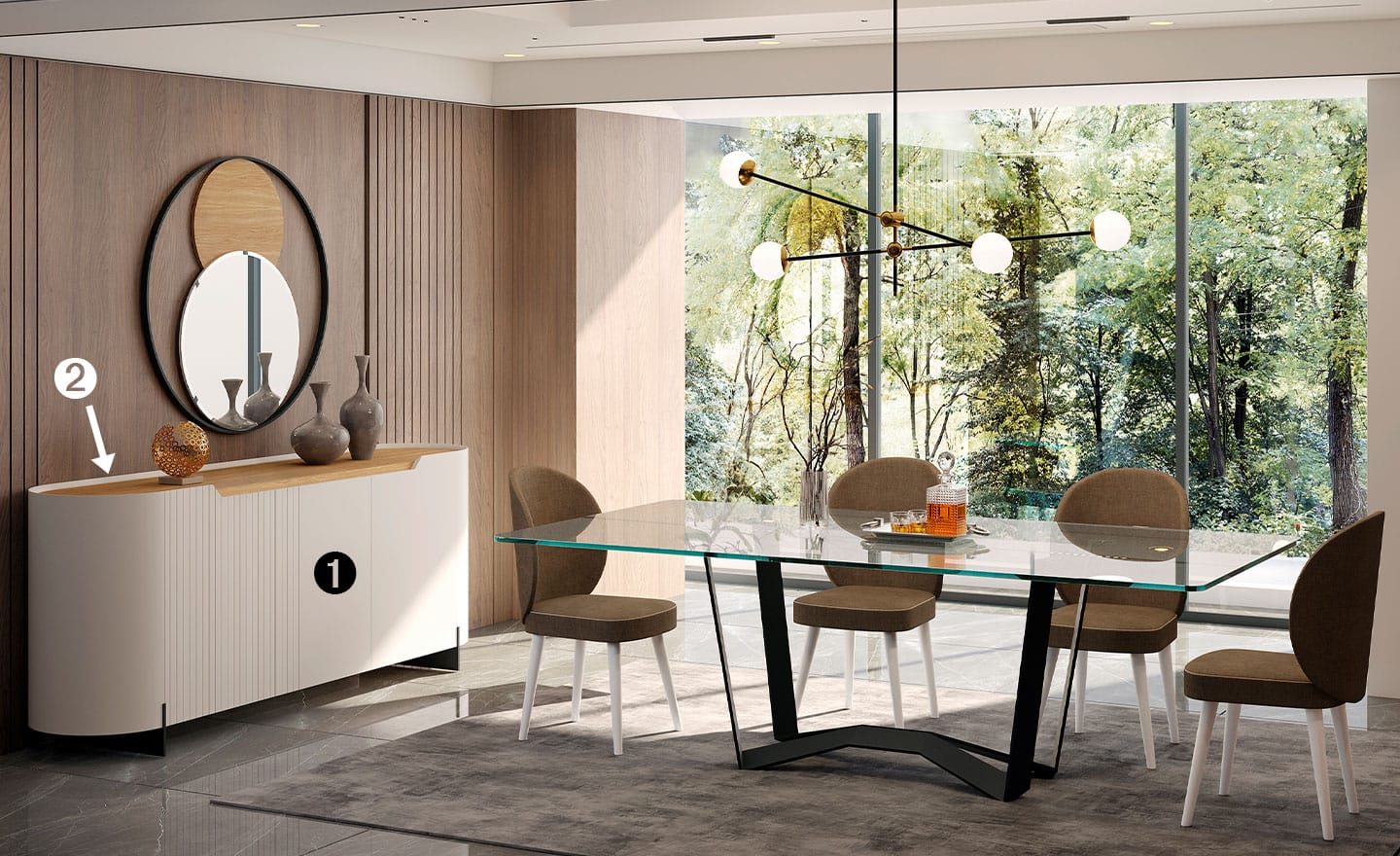 Sala de Jantar Filadelfia 4 – Design Moderno