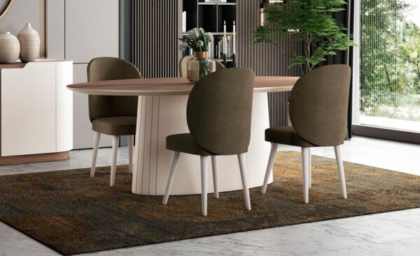 Mesa de Jantar Filadelfia Oval | Mesas de Jantar Modernas | Moveistore