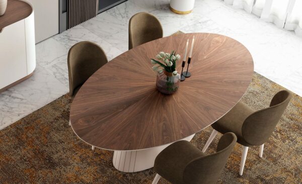 Mesa de Jantar Filadelfia Oval | Mesas de Jantar Modernas | Moveistore