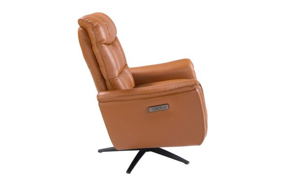 Cadeirão relax giratório Marsalis 5117 com portas USB/USB-C e design moderno | Moveistore