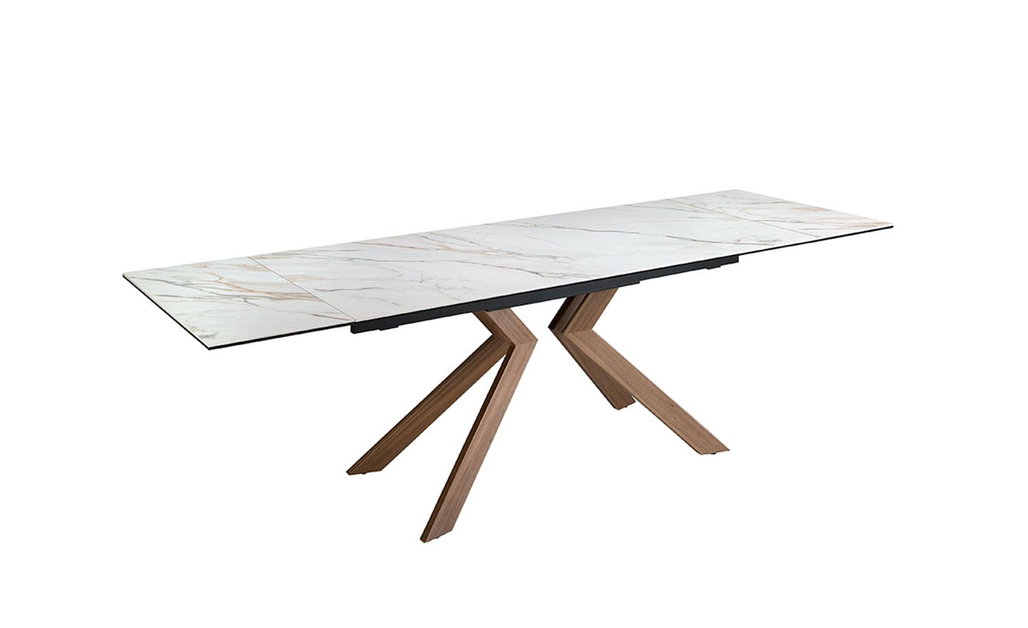 Mesa de Jantar Extensível Mármore Porcelânico 1120