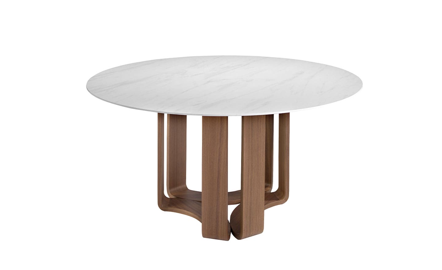 Mesa de Jantar Redonda Mármore Porcelânico 1137