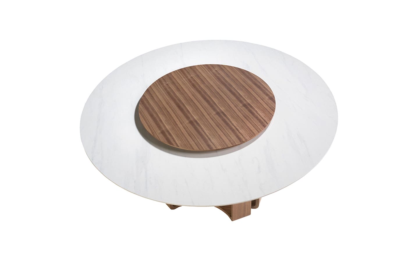 Mesa de Jantar Redonda Mármore Porcelânico 1137