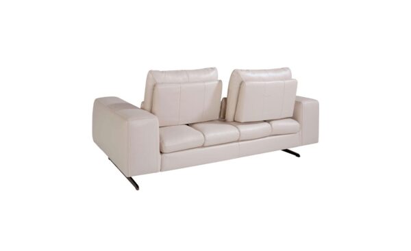 Sofá de 2 lugares em pele Casablanca 6141 com design moderno e elegante | Moveistore