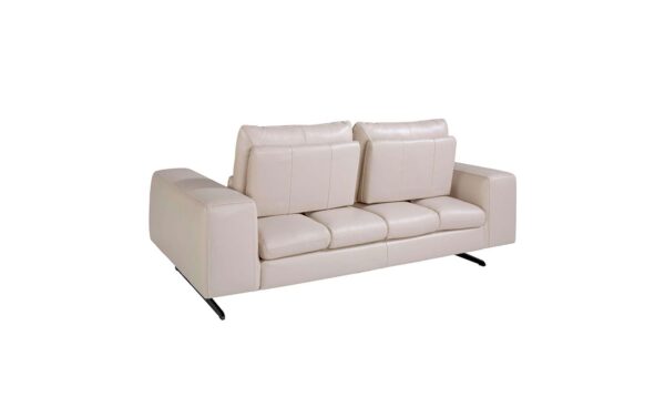 Sofá de 2 lugares em pele Casablanca 6141 com design moderno e elegante | Moveistore