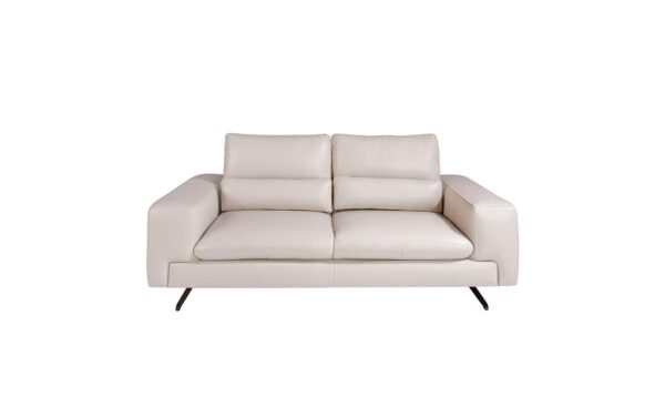 Sofá de 2 lugares em pele Casablanca 6141 com design moderno e elegante | Moveistore