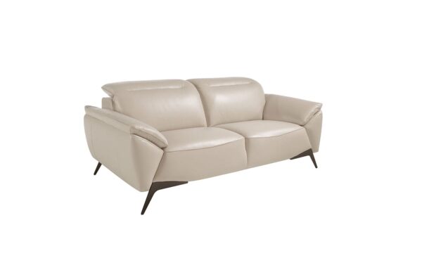 Sofá de 2 lugares em pele Eric 9131 com design moderno e elegante | Moveistore
