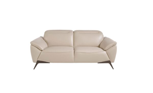 Sofá de 2 lugares em pele Eric 9131 com design moderno e elegante | Moveistore