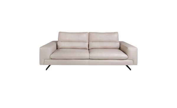 Sofá de 3 lugares em pele Casablanca 6142 com design moderno e elegante | Moveistore