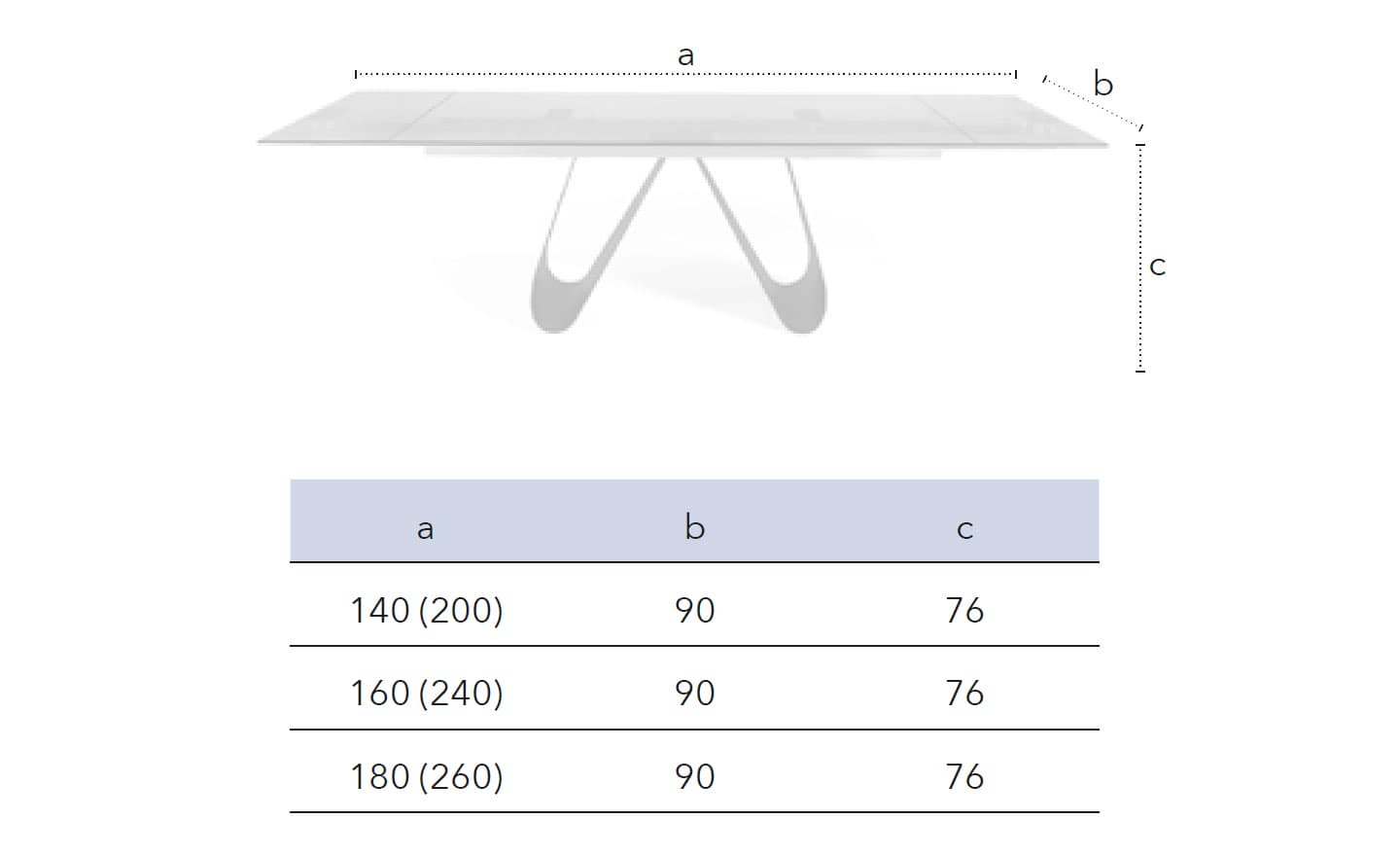 Mesa de Jantar Extensível Papallona Glass – Design Moderno e Elegante