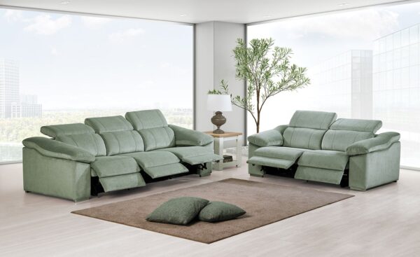 Conjunto de Sofás Alvin com relax elétrico e costas reclináveis | Sofás Relax | Moveistore