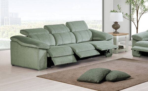 Conjunto de Sofás Alvin com relax elétrico e costas reclináveis | Sofás Relax | Moveistore