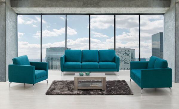 Sofá de 3 Lugares Robbie em tons neutros, design compacto e moderno | Moveistore
