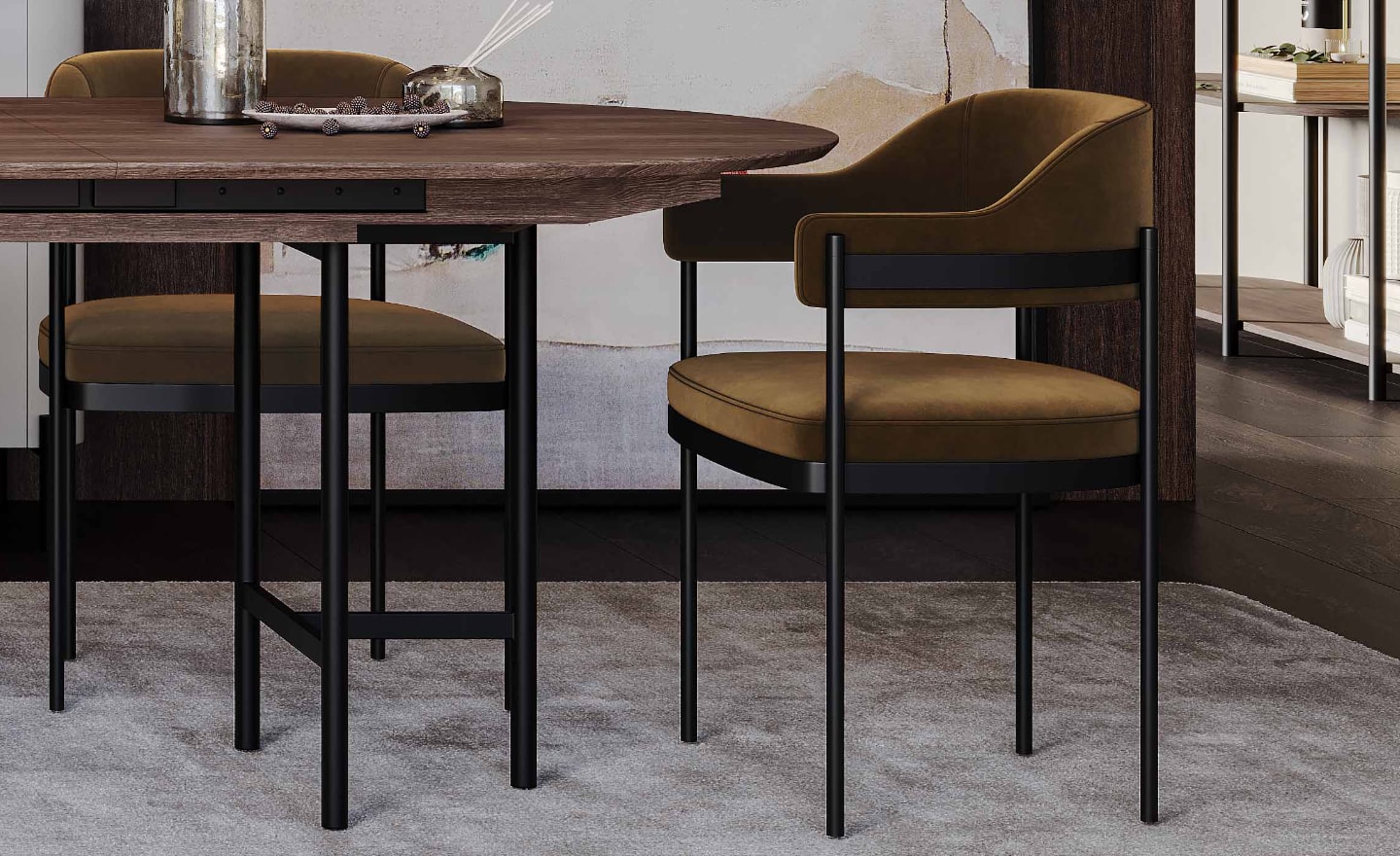 Cadeira de Metal Pietra – Conforto Ergonómico com Estilo Contemporâneo