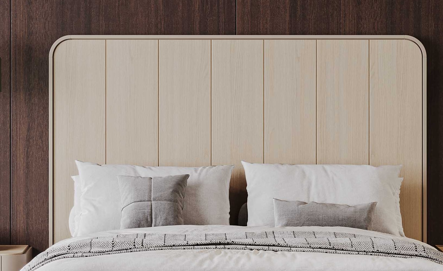 Quarto de Casal Pietra 16 – Equilíbrio entre Elegância Natural e Funcionalidade