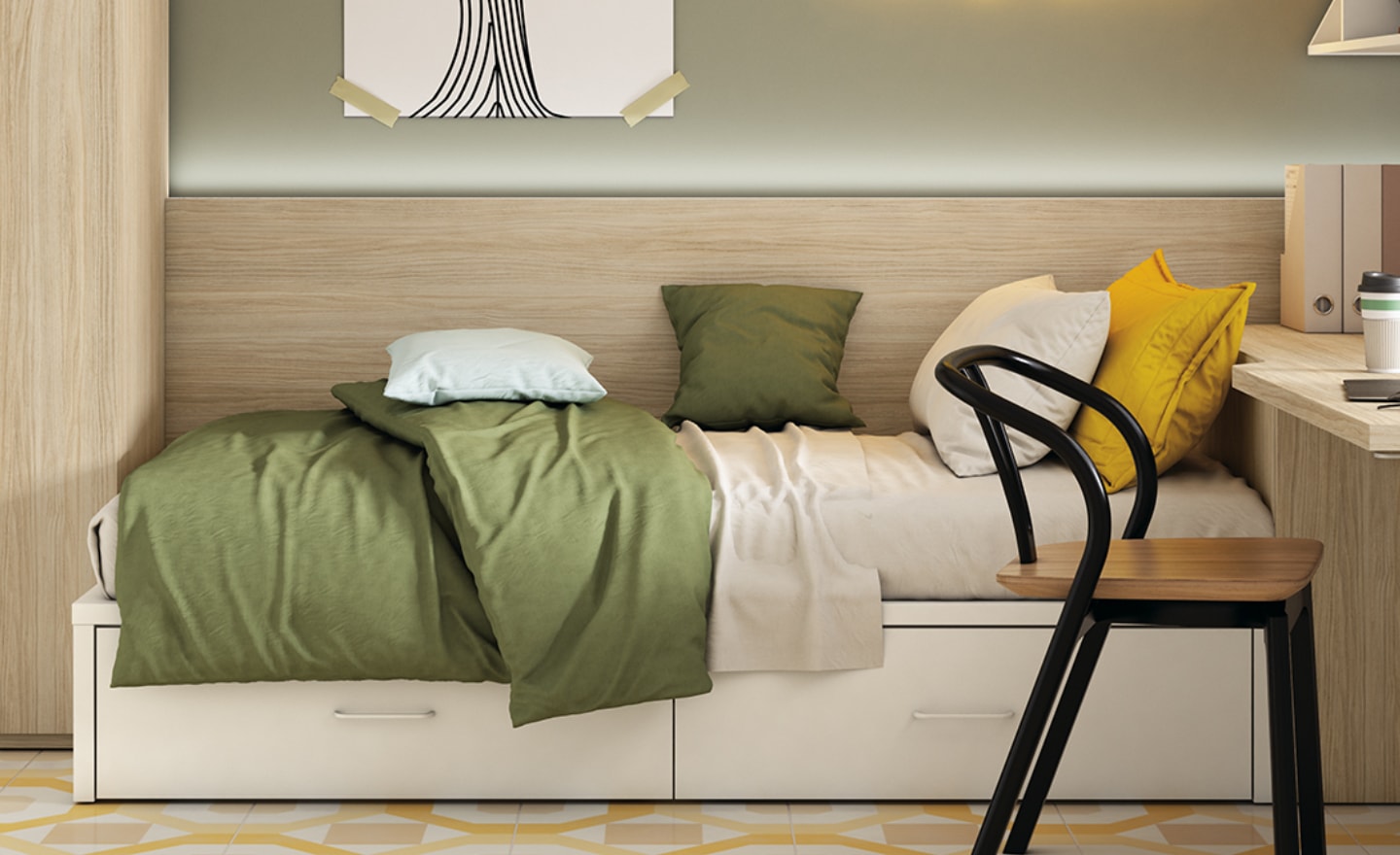 Quarto Sonrie 14 – Organização, conforto e estilo jovem