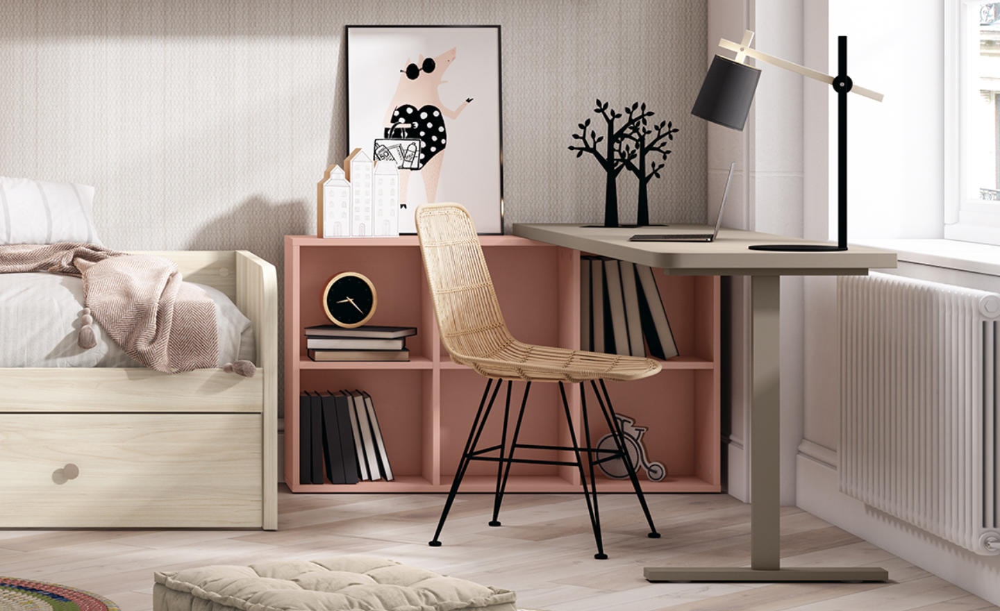 Quarto Juvenil Sonrie 2 – Versatilidade, Segurança e Estilo para Jovens em Crescimento