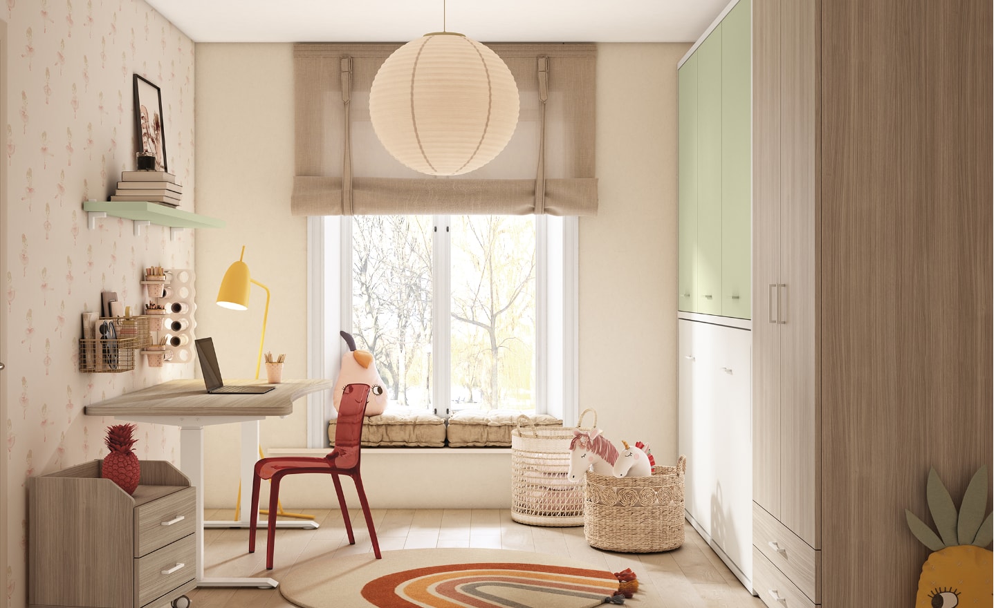 Cama Rebatível Horizontal Sonrie 68 com arrumação superior e prateleira interior acessível | Moveistore