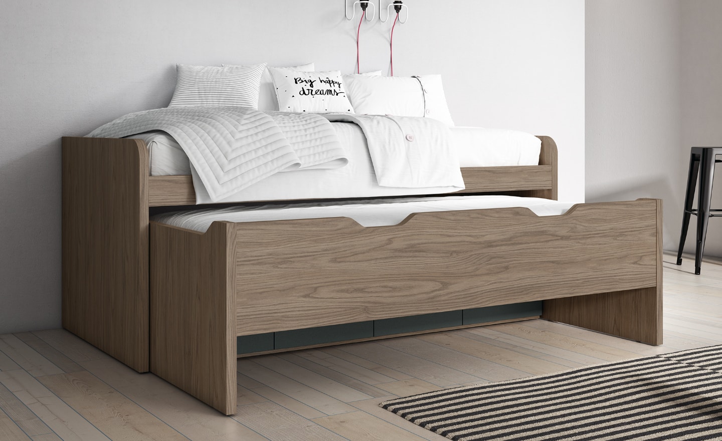 Compacto 60 Prime com cama oculta, 4 gavetas e estrutura moderna em melamina resistente | Moveistore