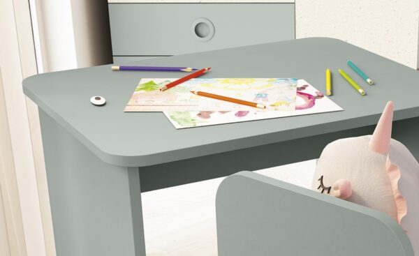Quarto Juvenil Nuvem Sonrie 103 com cama de nuvem, secretária e roupeiro | Moveistore