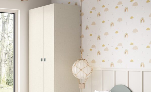 Quarto Juvenil Nuvem Sonrie 103 com cama de nuvem, secretária e roupeiro | Moveistore
