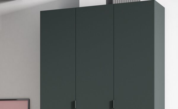 Roupeiro 3 portas e 2 gavetas inferiores Sonrie 37 com estrutura robusta e interior dividido | Moveistore