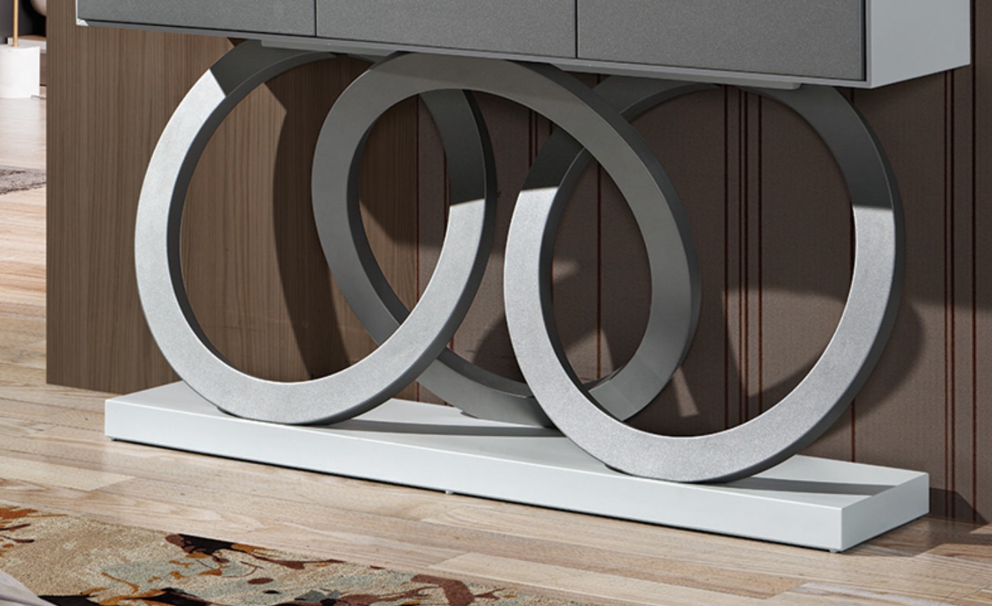Consola Infinity Loop – Elegância em Movimento Contínuo