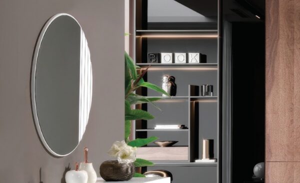 Quarto de Casal Estofado Aspen com cabeceira ampla e tecido suave
