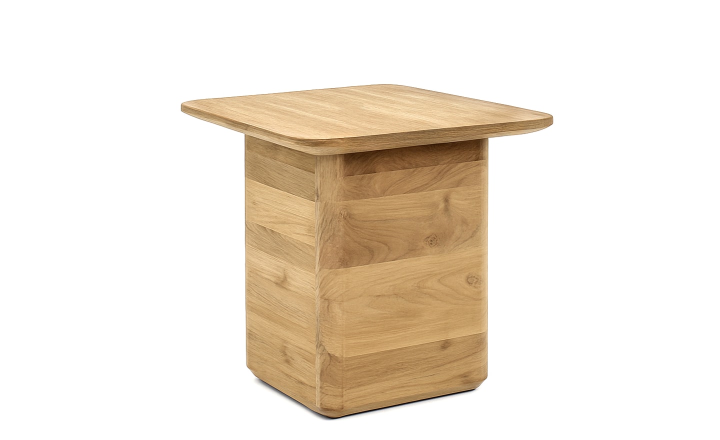 Mesa de Apoio Eyre 6396010 em madeira maciça de teca com design quadrado | Moveistore