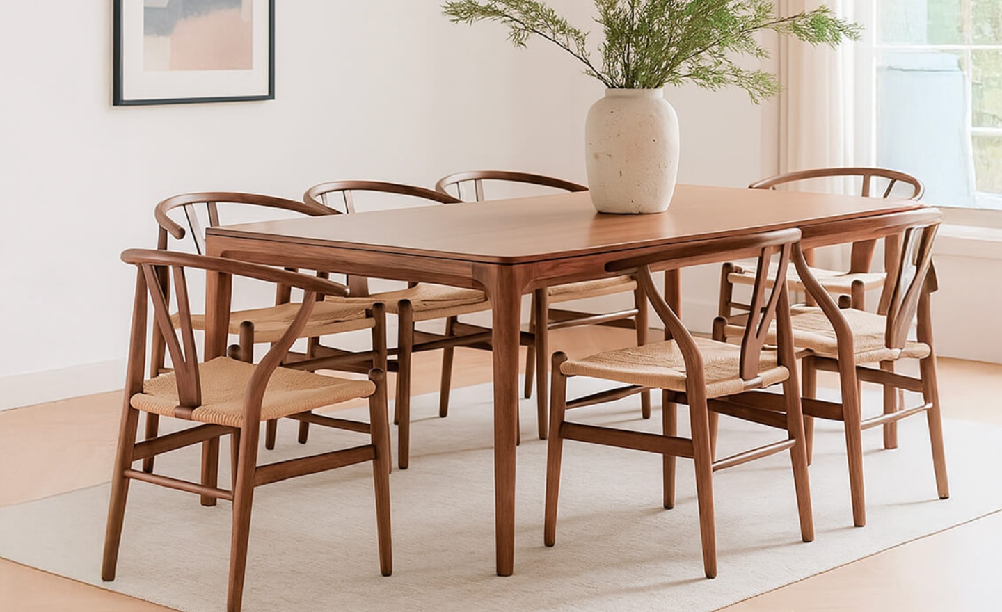 Mesa de Jantar Extensível Oporto 6110801 em madeira de mogno com tampo retangular | Moveistore