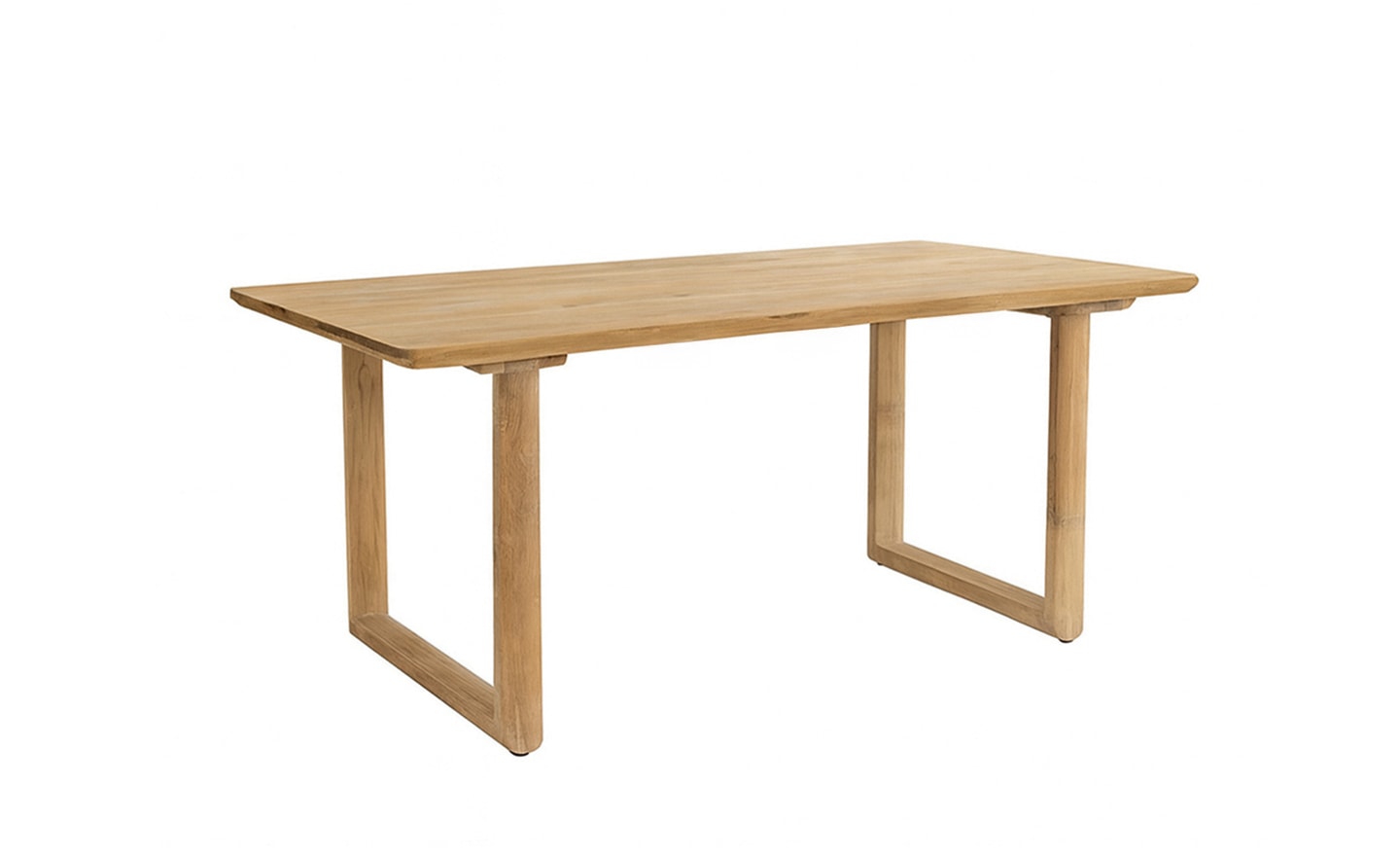 Mesa de Jantar Eyre 6396005 em madeira de teca maciça com cantos arredondados | Moveistore