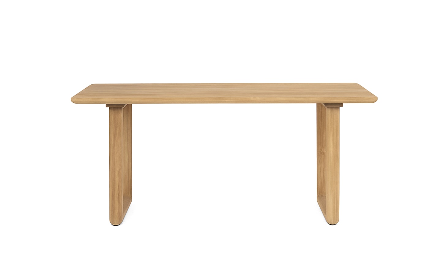 Mesa de Jantar Eyre 6396005 em madeira de teca maciça com cantos arredondados | Moveistore