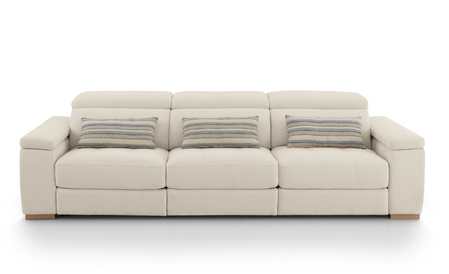 Sofá de 3 Lugares Magnum com encostos reclináveis e assentos deslizantes | Moveistore