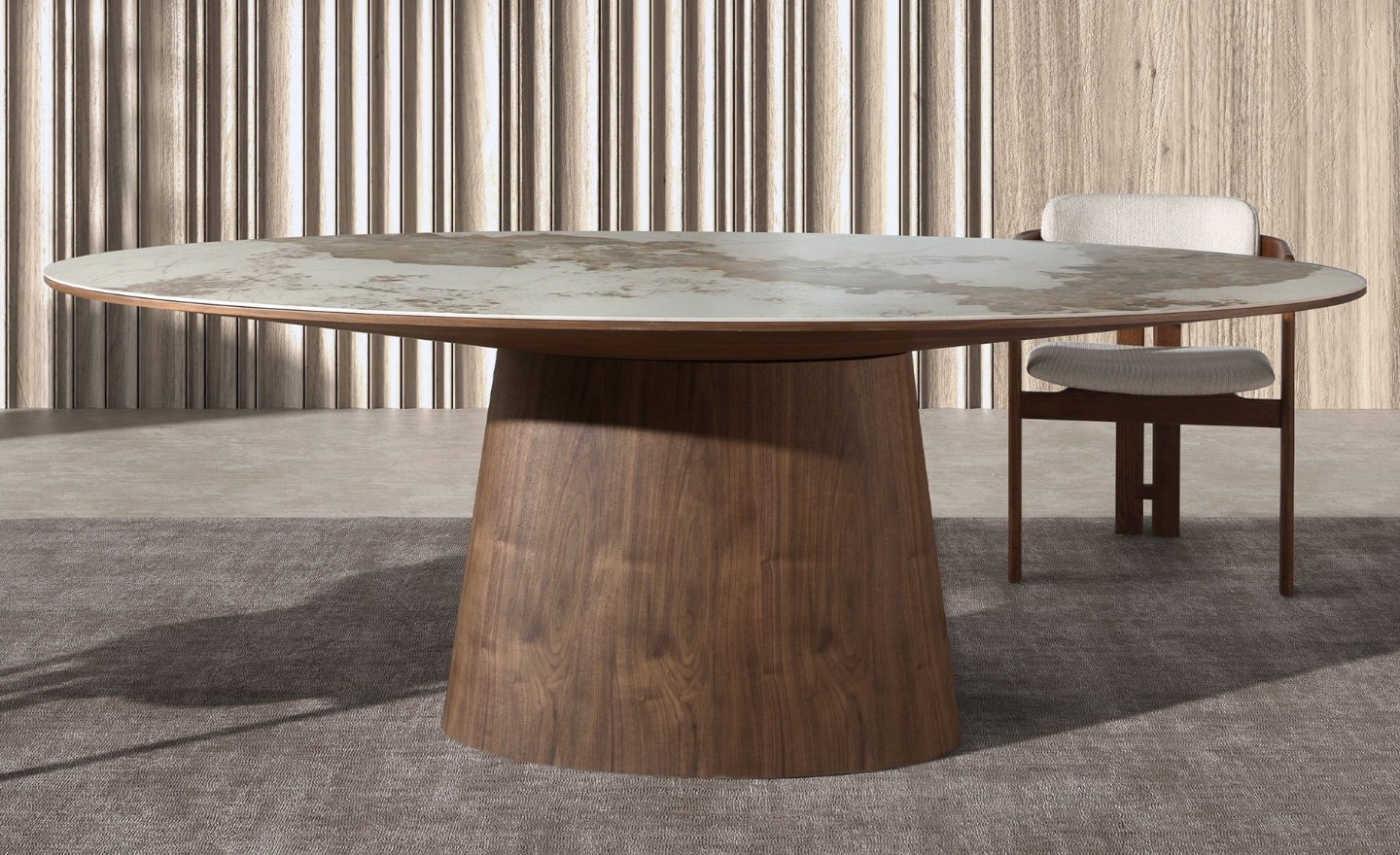 Mesa de Jantar Oval Arven 1177