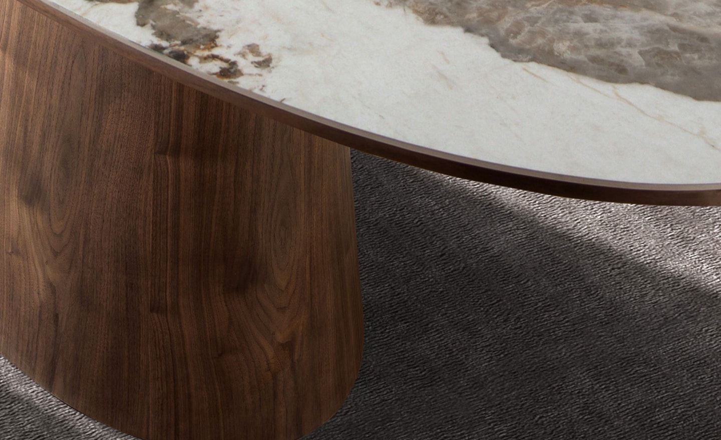 Mesa de Jantar Oval Arven 1177