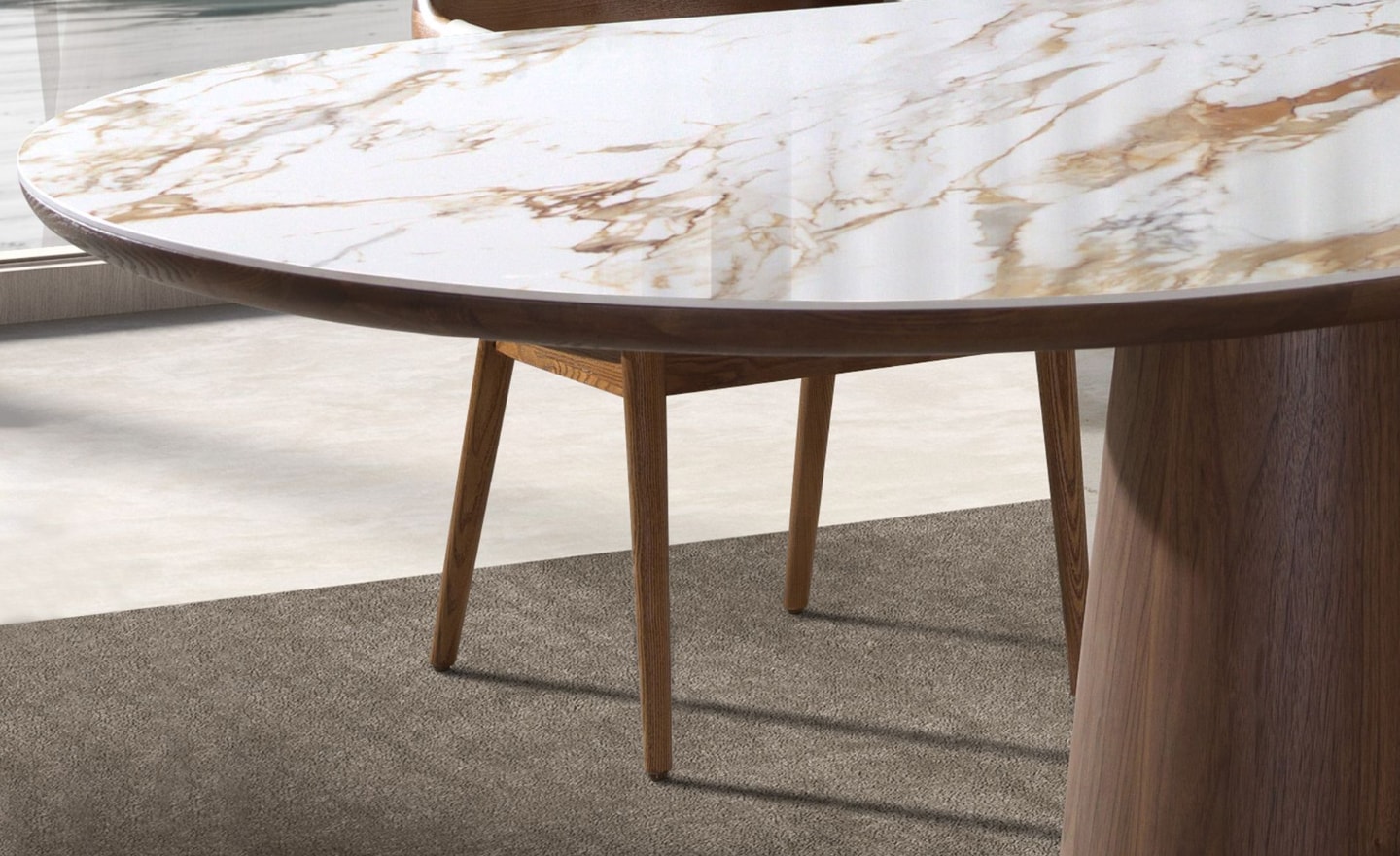 Mesa de Jantar Oval Soren 1173