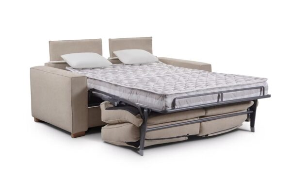 Sofá Cama Valentina com colchão de 16 cm e topper e encostos reclináveis | Moveistore