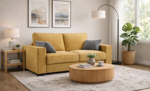 Sofá Cama Valentina com colchão de 16 cm e topper e encostos reclináveis | Moveistore