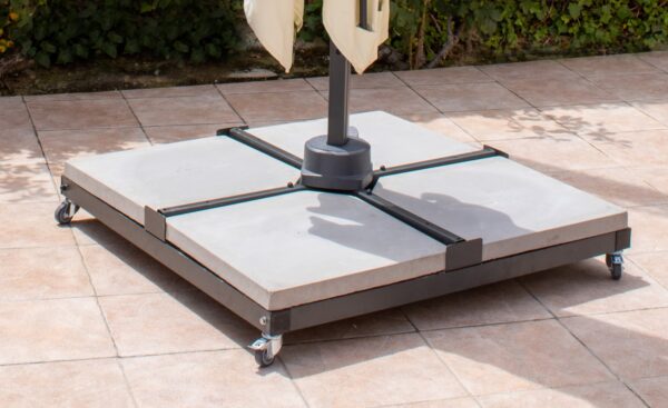 Guarda Sol Cunil Lux quadrado 300x300 cm com estrutura em alumínio lacado e manivela | Moveistore