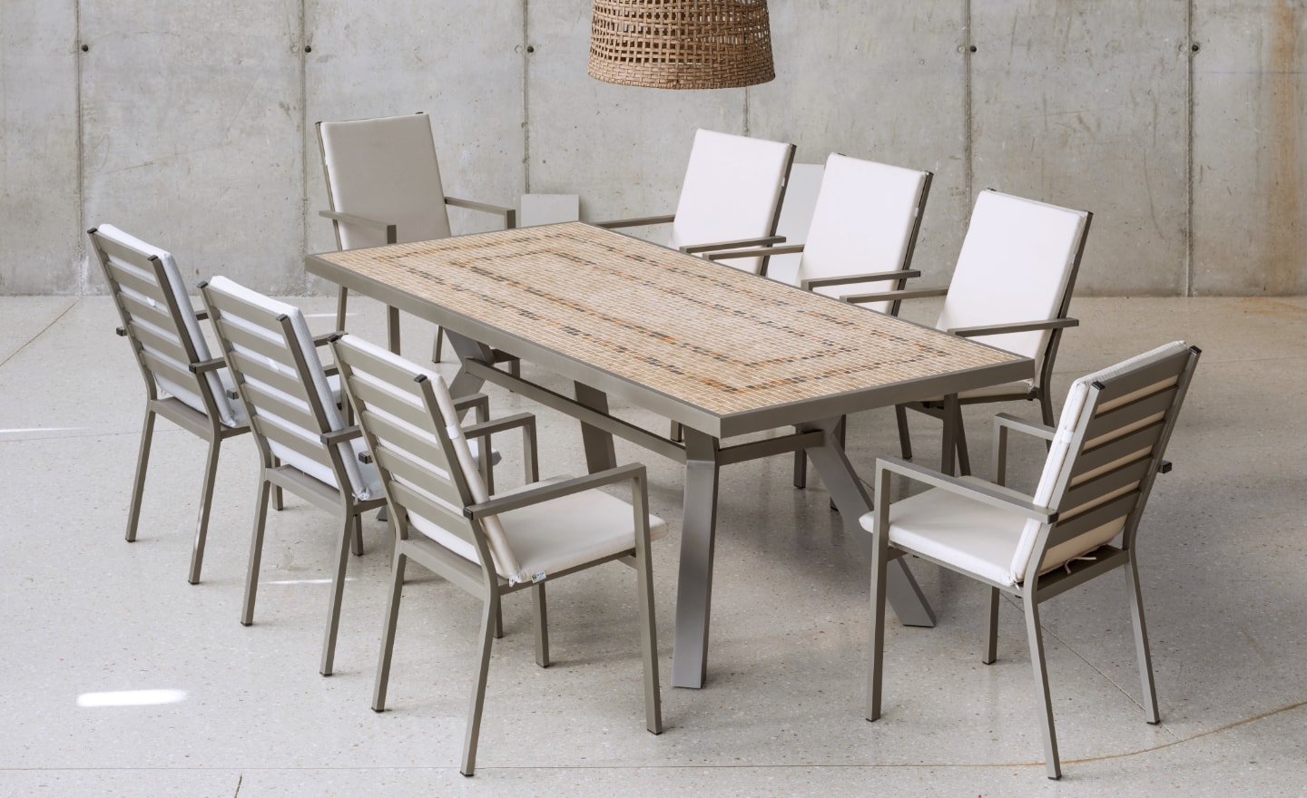 Mesa de Exterior Com Cadeiras Veneto