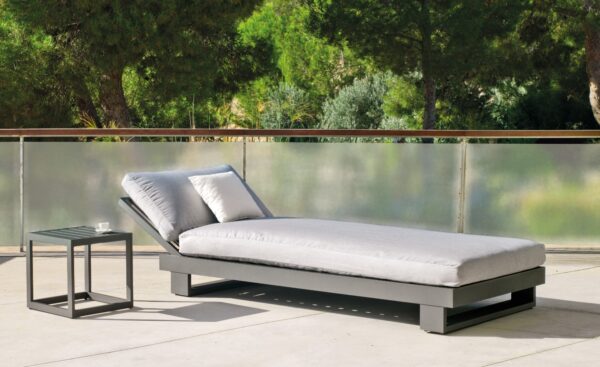 Sunbed Coloseo Sunbed Coloseo em alumínio com superfície ampla de descanso para exterior | Moveistore