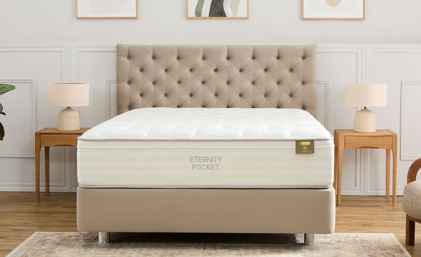 Colchão Eternity Pocket Molaflex de molas ensacadas com conforto premium e independência de leitos | Moveistore