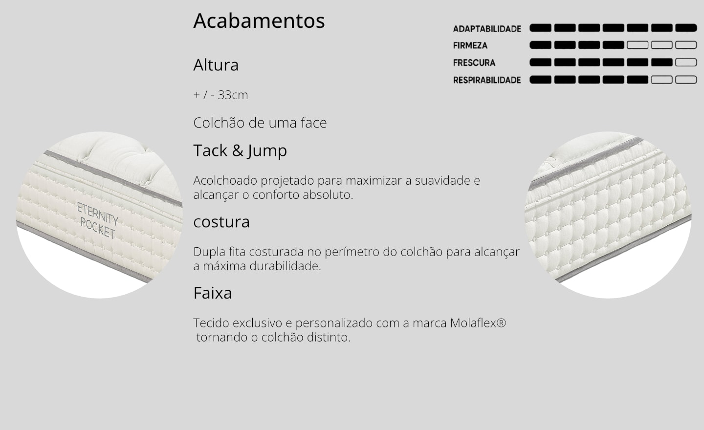 Colchão Eternity Pocket Molaflex