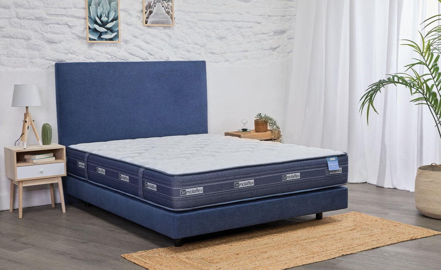Colchão Selection Airvex Molaflex de espuma técnica com viscoelástica e firmeza média | Moveistore