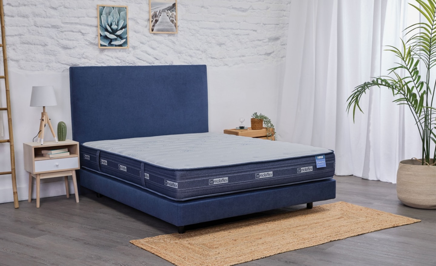 Colchão Selection Multielástic Molaflex de mola contínua com firmeza Firm e viscoelástica | Moveistore